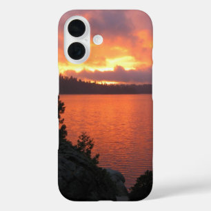 California Lake Sunset iPhone 16 Case