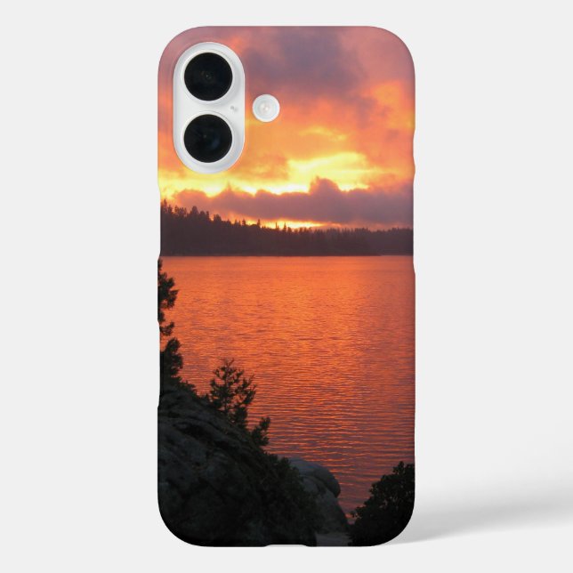 California Lake Sunset Case-Mate iPhone Case (Back)