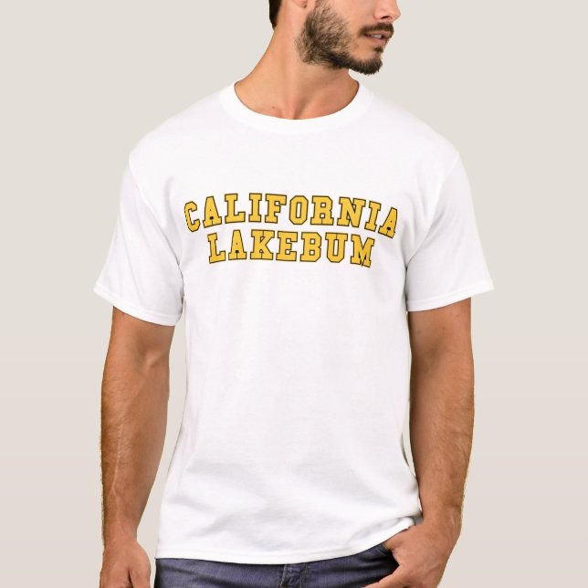 California Lakebum College Style T-shirt (Front)