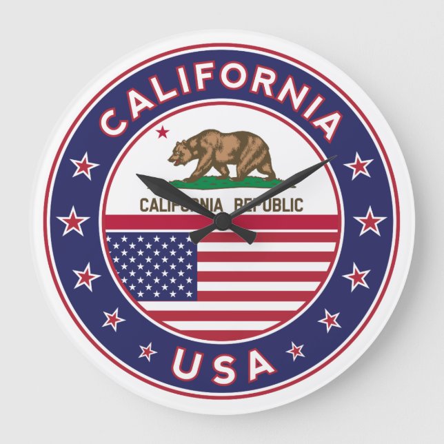 California Large Clock (Front)
