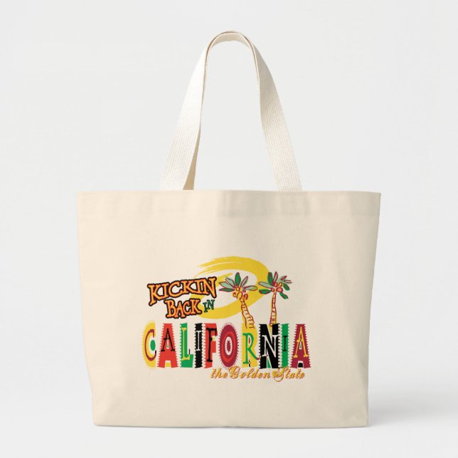 California Large Tote Bag (Front)