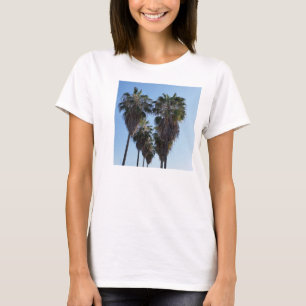 California Love Palm Tree Heart Photo T-Shirt