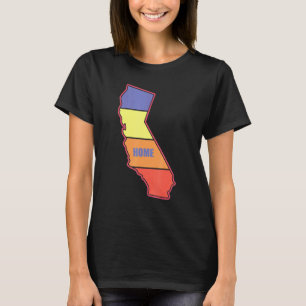 California Love Retro Vintage Home Pride State Sha T-Shirt