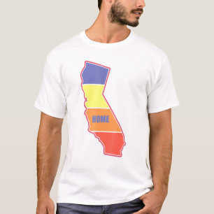 California Love Retro Vintage Home Pride State Sha T-Shirt