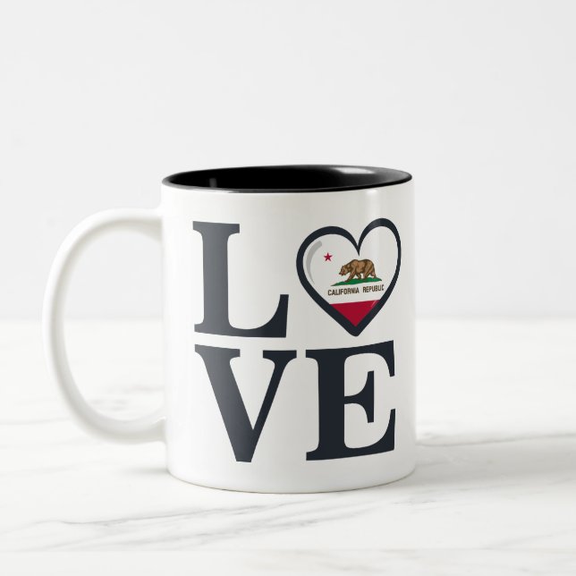 California Love Two-Tone Coffee Mug (Left)