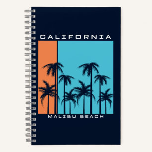 California Malibu Beach Notebook