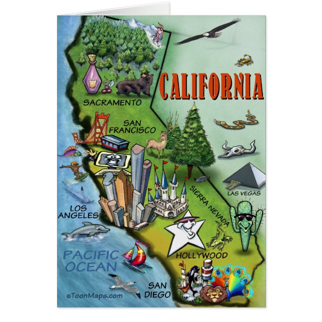 California Map (Front)