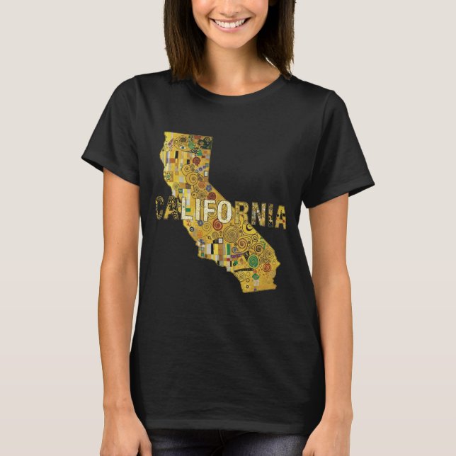 California Map and Text T-Shirt (Front)