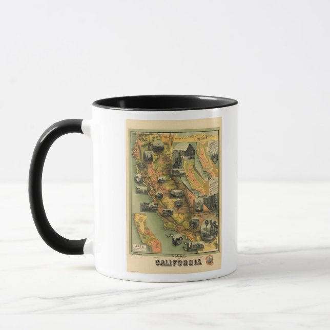 California Map Mug (Left)