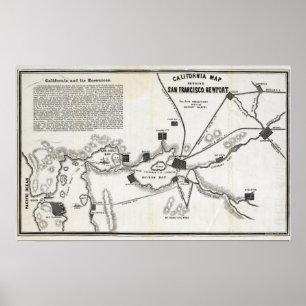 California Map Poster