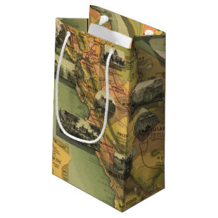 California Map Small Gift Bag
