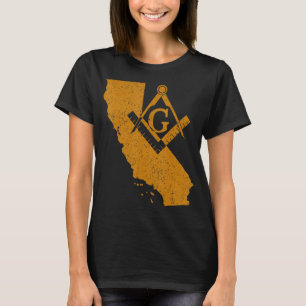 California Mason Grand Lodge Masonic F&AM Father's T-Shirt