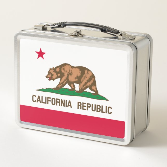 California Metal Lunch Box (Front)