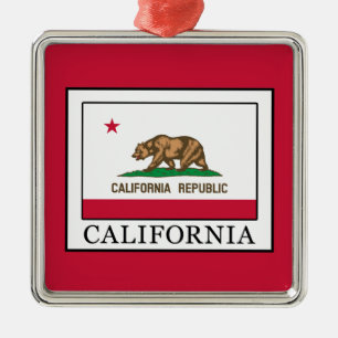 California Metal Tree Decoration