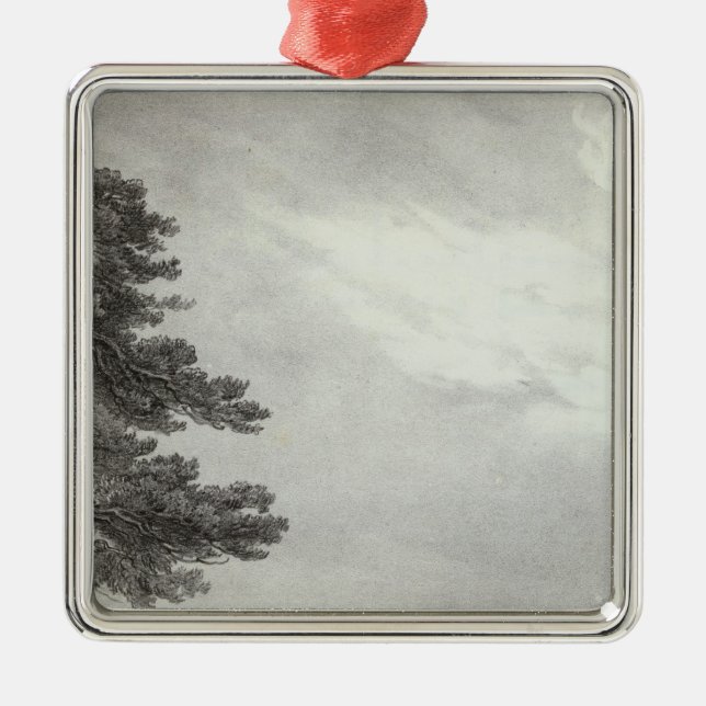 California Mission Metal Tree Decoration (Front)