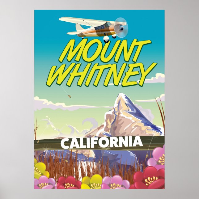 California Mount Whitney Travel poster (Front)