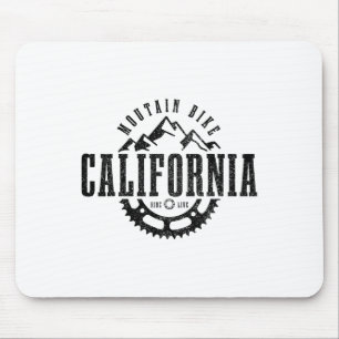 California Mountain Bike Mtb Downhill Souvenir Cal Mouse Pad