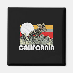 California Mountain Biking Vintage Retro 80s Vibe Magnet