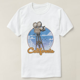 California Movie Camera T-Shirt