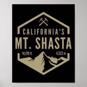 California Mt. Shasta Poster