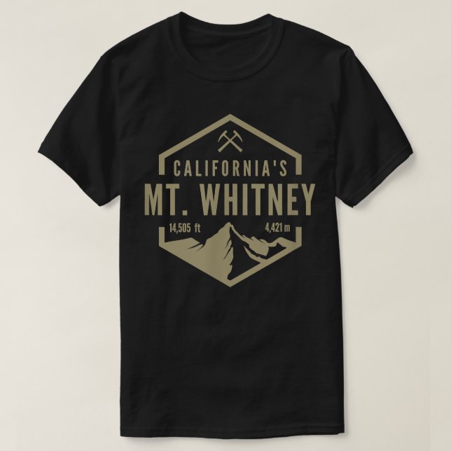 California Mt. Whitney T-Shirt (Design Front)
