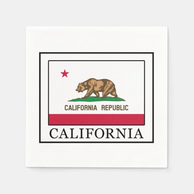 California Napkin (Front)