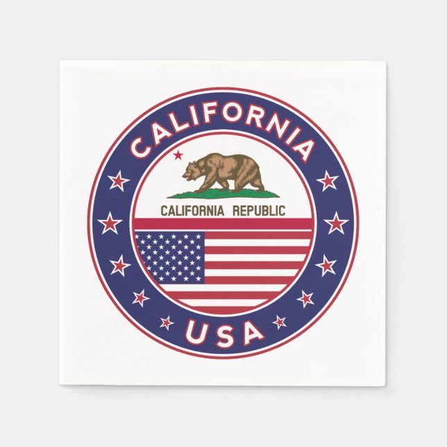 California Napkin (Front)
