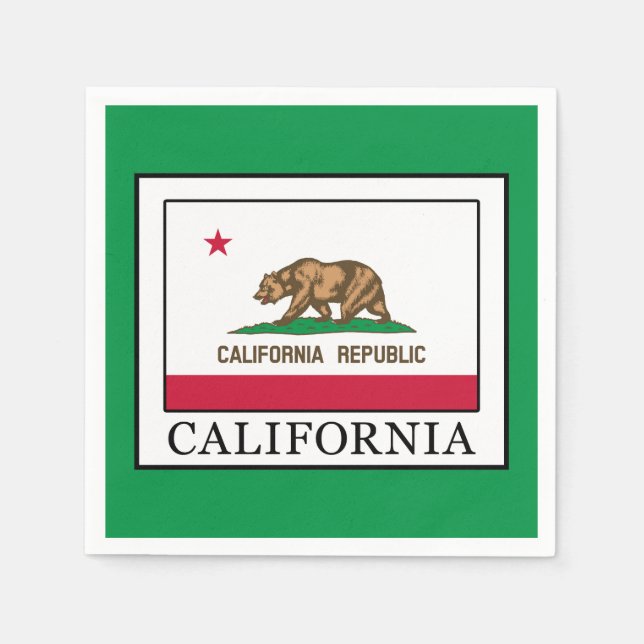 California Napkin (Front)