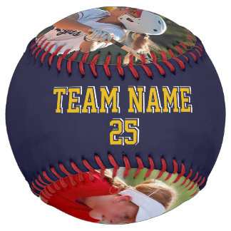 California Navy Blue Yellow Custom 2 photos Softball