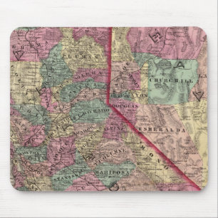 California, Nevada 3 Mouse Pad