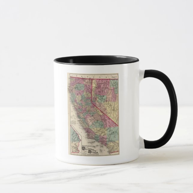 California, Nevada 3 Mug (Right)