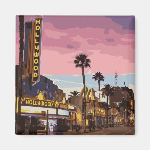 California night club purple los angeles magnet