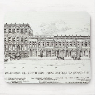 California North side Battery and Sansome Mouse Pad