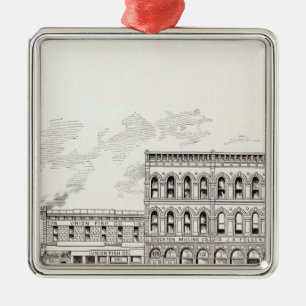 California North side Davis and Front Metal Tree Decoration