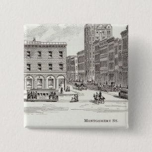 California North side Montgomery 15 Cm Square Badge