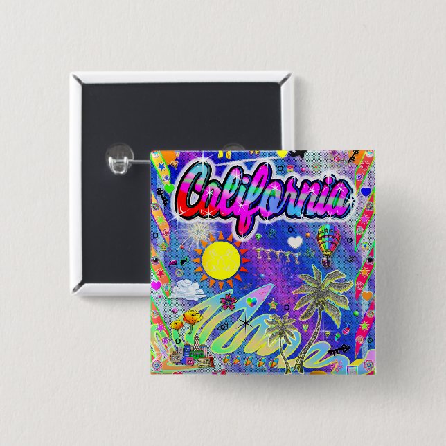 California Nu Era Button (Front & Back)