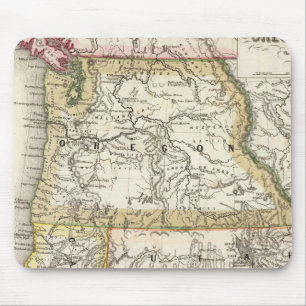 California, Oregon, Utah Mouse Pad