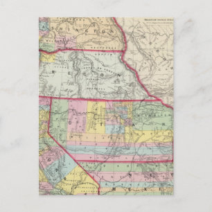 California, Oregon, Washington, Utah, New Mexico Postcard