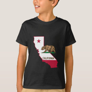 California Outline and Flag T-Shirt