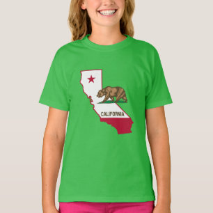 California Outline and Flag T-Shirt