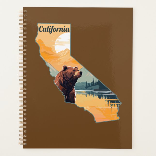 California Outline Bear Mountains Planner (Front)