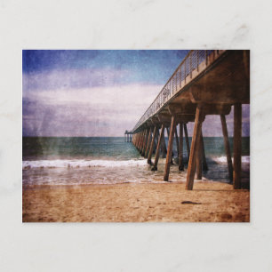 California Pacific Ocean Pier Postcard