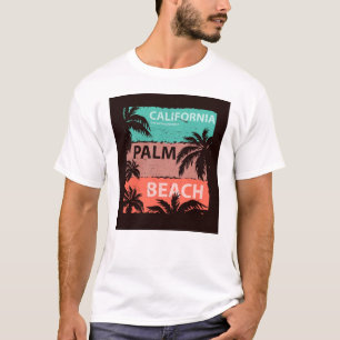 California Palm Beach Sunset Tee