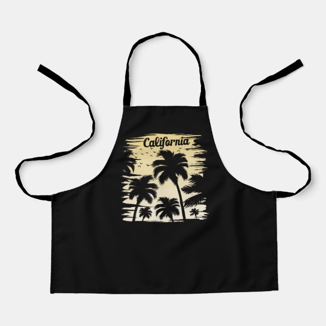 California Palm Tree Apron (Front)
