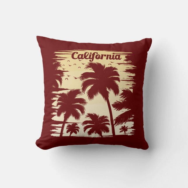 California Palm Tree Cushion (Front)