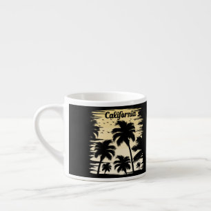 California Palm Tree Espresso Cup