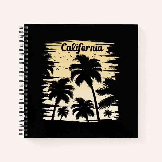 California Palm Tree Notebook (Front)