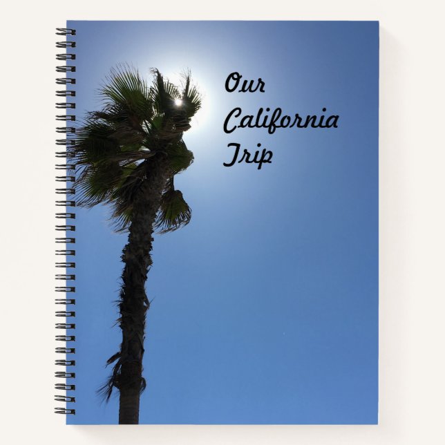 California Palm Tree Notebook (Front)