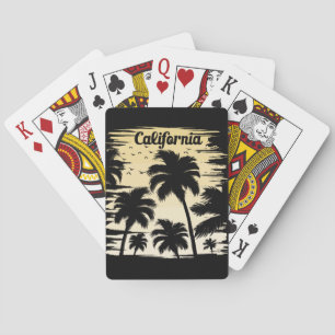California Palm Tree Playing Cards