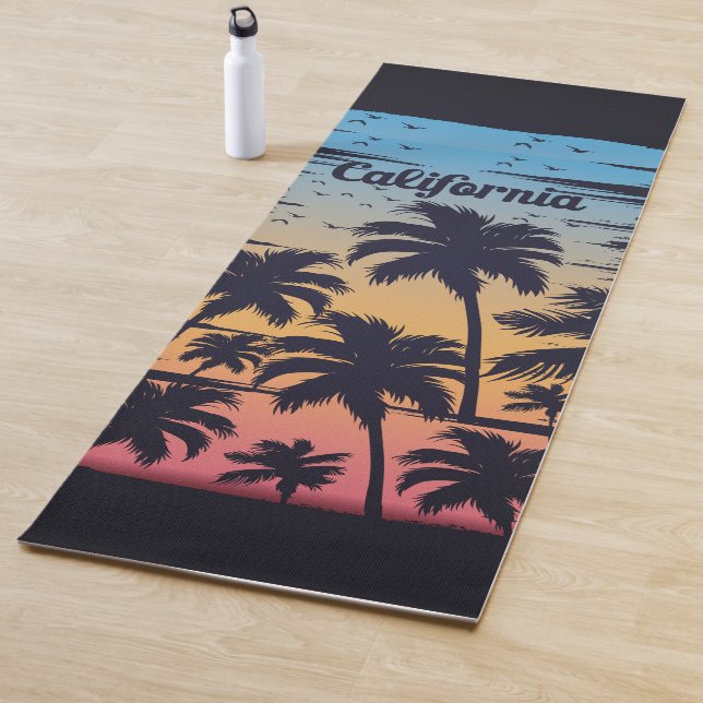 California Palm Tree Yoga Mat (In Situ)
